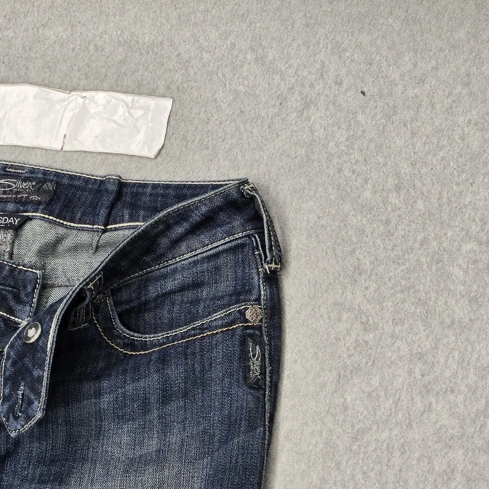 Silver Jeans Co. Women Jeans W29/L35 Blue Denim TUESDAY 35